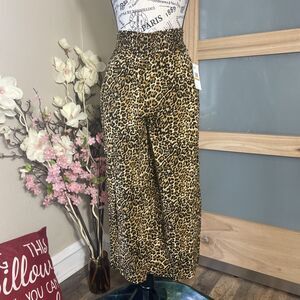 Jessica Simpson Women's Cheetah Printed Pull On Pant Size Small